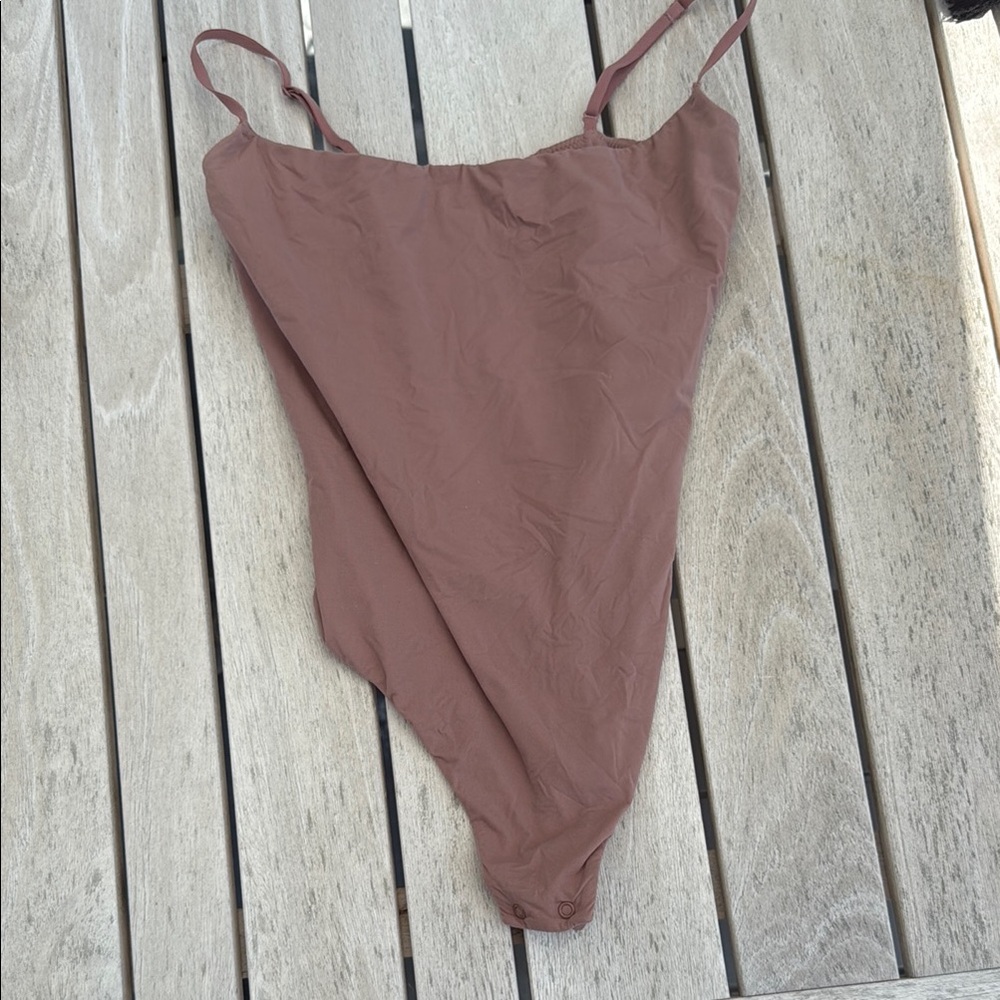 SKIMS Brown bodysuit
